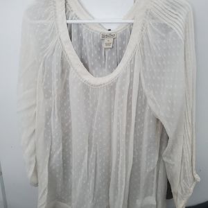 Lucky Brand sheer blouse...worn once.